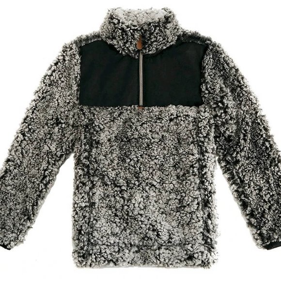 NEW Quarter Zip Fleece Sherpa Sweatshirt - Picture 1 of 1